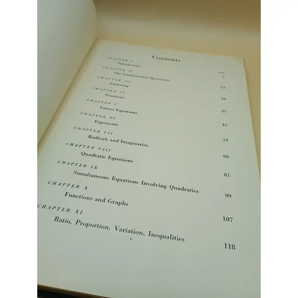 College Algebra Fulmer/Reynolds HB A Vintage 1951 Ginn and Company 240226